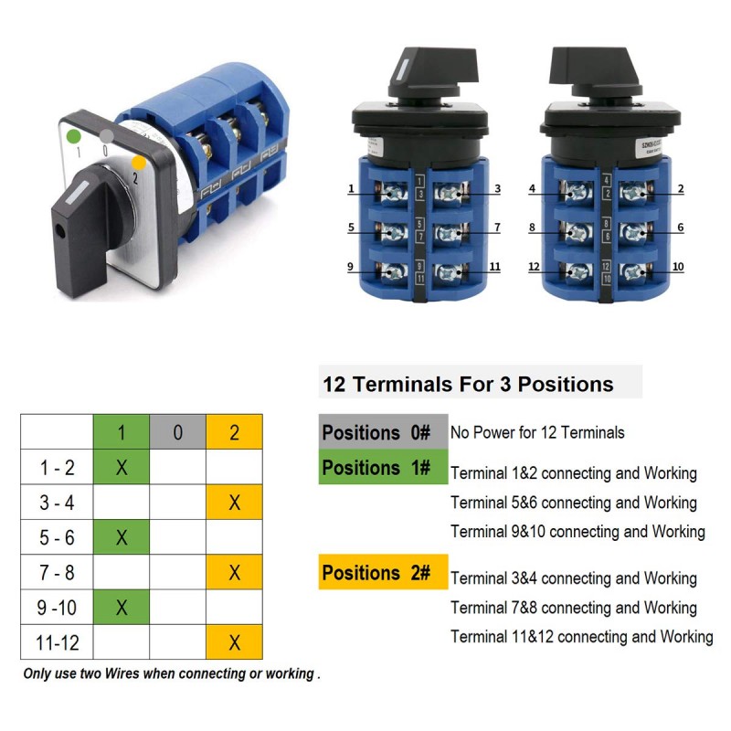 Interruptor Selector De Posiciones Lw