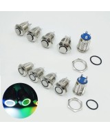 Pulsador con enclavamiento y Luz (NO)