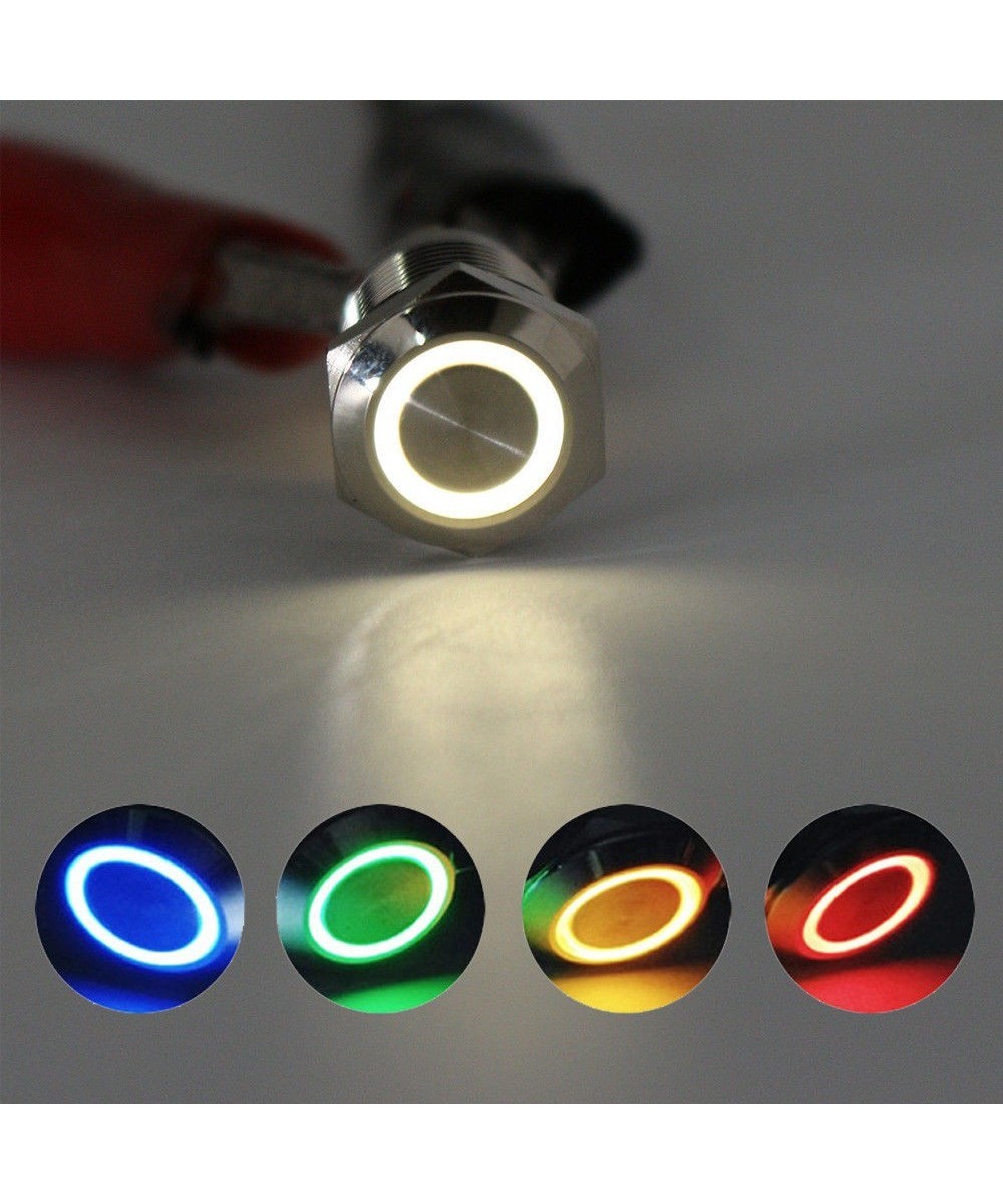 Pulsador con enclavamiento y Luz (NO)