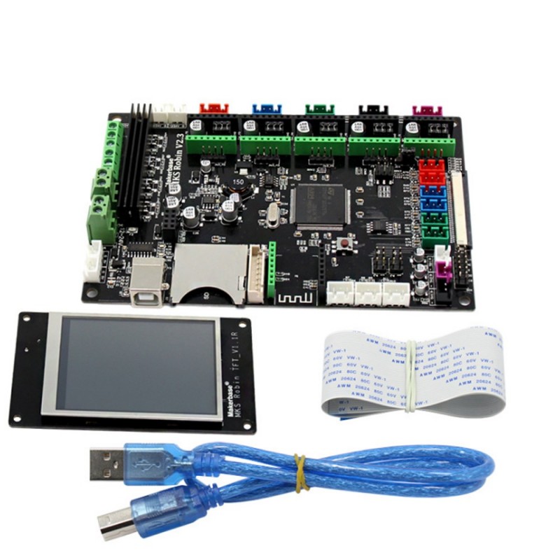 Tarjeta madre y pantalla para impresora 3D MKS Robin STM32