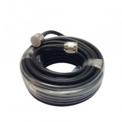 Cable RG8 con conector RF TIPO N macho 5m