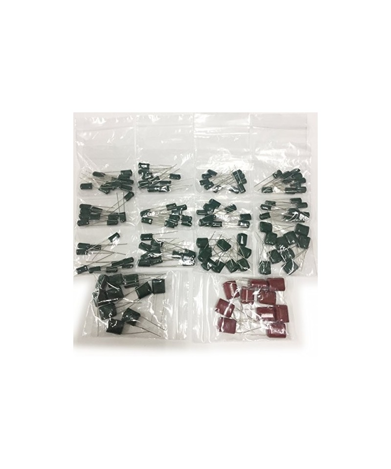 Kit de capacitores ceramicos 630V 14 valores 140 unidades