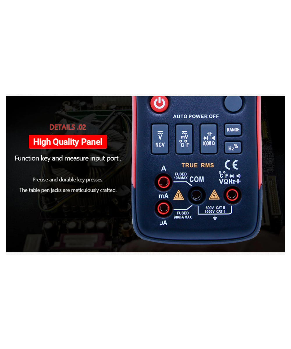 Multimetro autorango, frecuenciometro ZOYI ZT-X