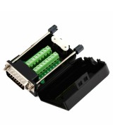 Conector macho DB15 con tornillos