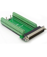 Conector DB37 macho con tornillos