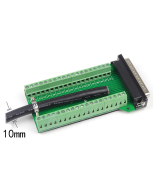 Conector DB37 hembra con tornillos