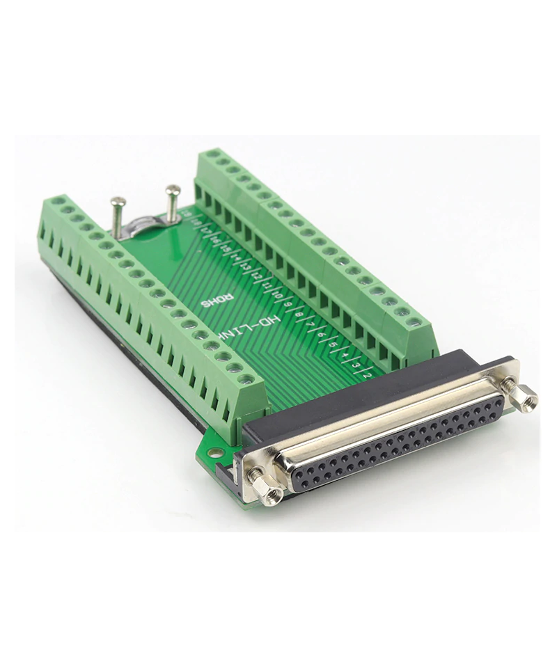 Conector DB37 hembra con tornillos