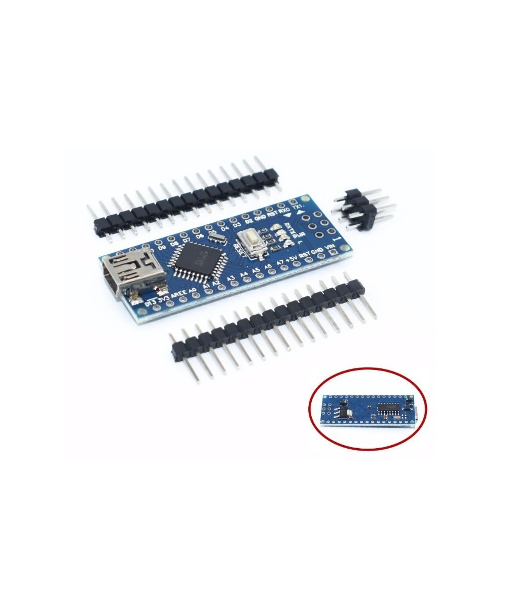 Microcontrolador compatible con Arduino NANO 3.0 sin soldar