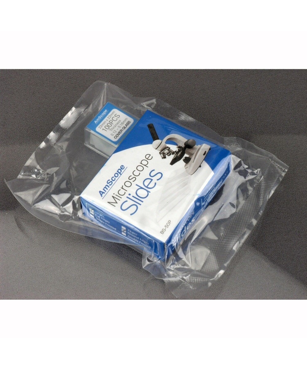 Placas para microscopio 50 Portaobjetos y 100 cubreobjetos