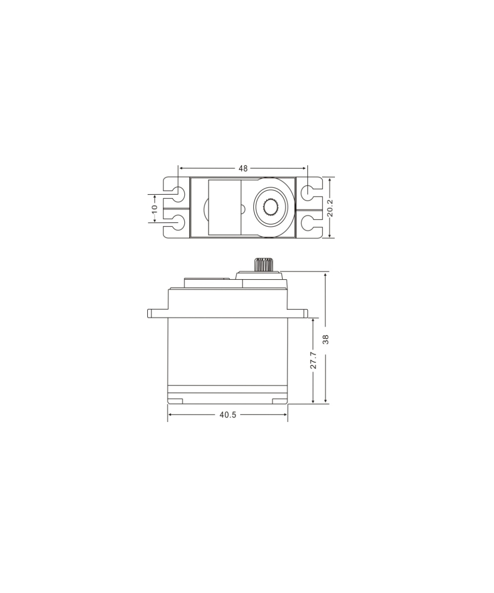 Servomotor JX 6221MG 180 grados 20Kg