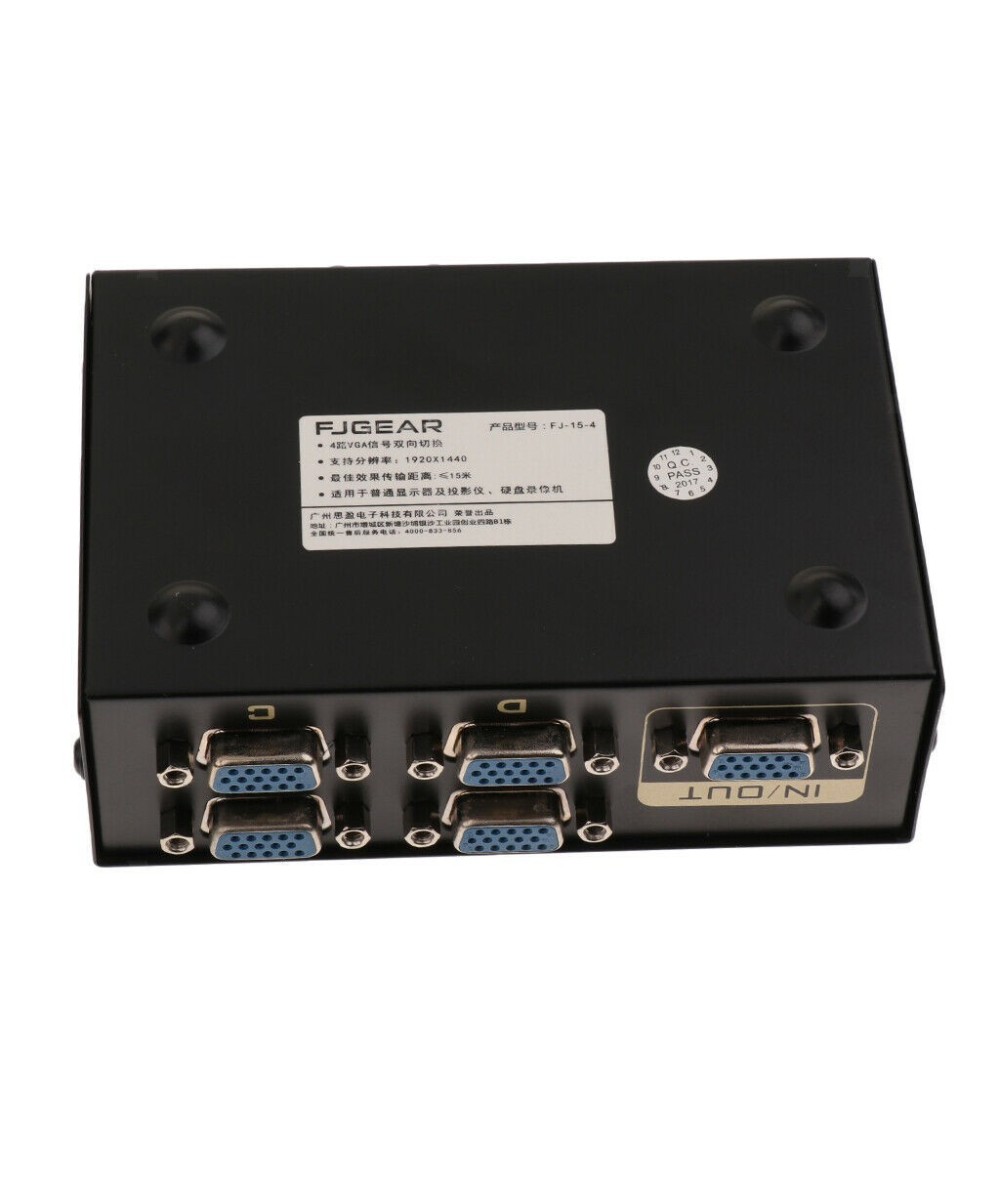 Separador de video de 1 entradas a 4 salida VGA