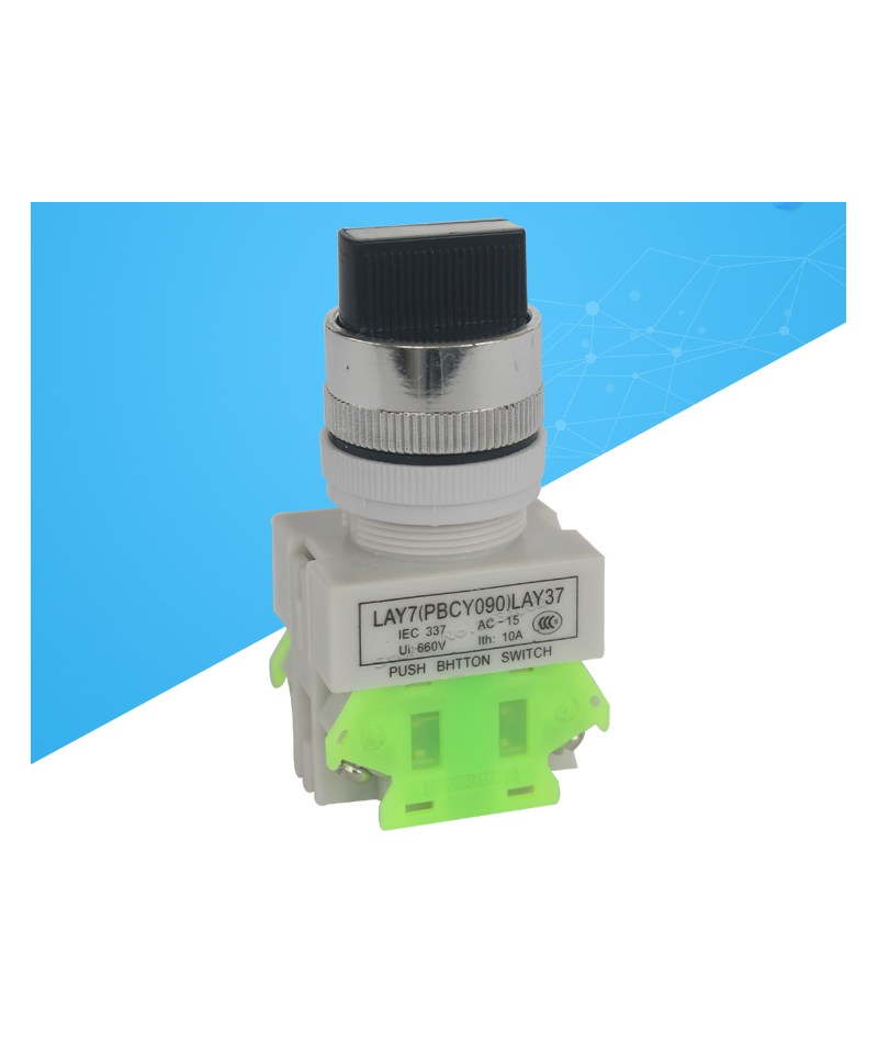 Interruptor rotatorio de tres posiciones