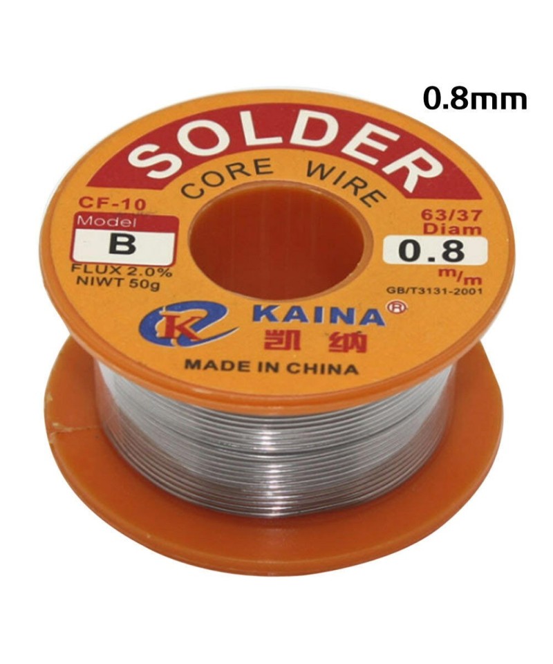 Estaño 0.8mm 63/37 22FT