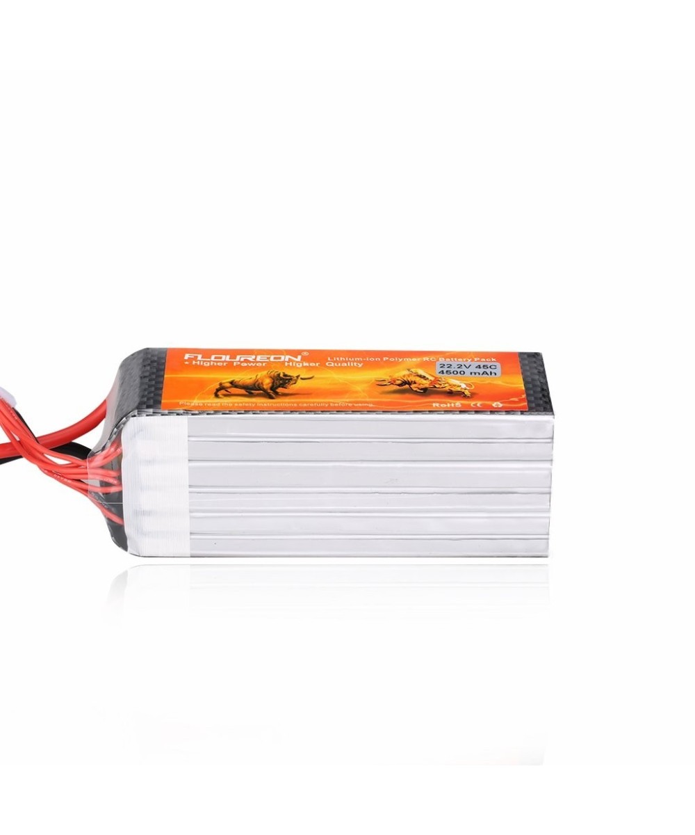 Bateria tipo lipo recargable 22.2V 4500mAh 45C 6S Floureon