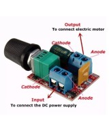 Controlador de velocidad de motor PWM 5A
