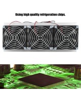 Enfriador para sistema de refrigeración peltier de 3 núcleos 12V 18A 210W
