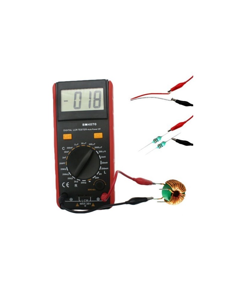 Medidor de inductancia, capacitancia y resistencia LCR BC6243 + /BM4070