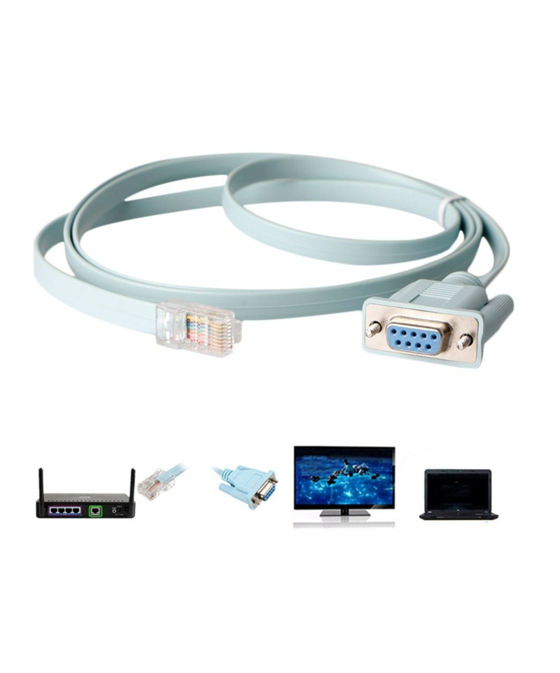 Cable RJ45 a RS232 DB9 1.8M para CISCO