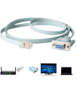 Cable RJ45 a RS232 DB9 1.8M para CISCO