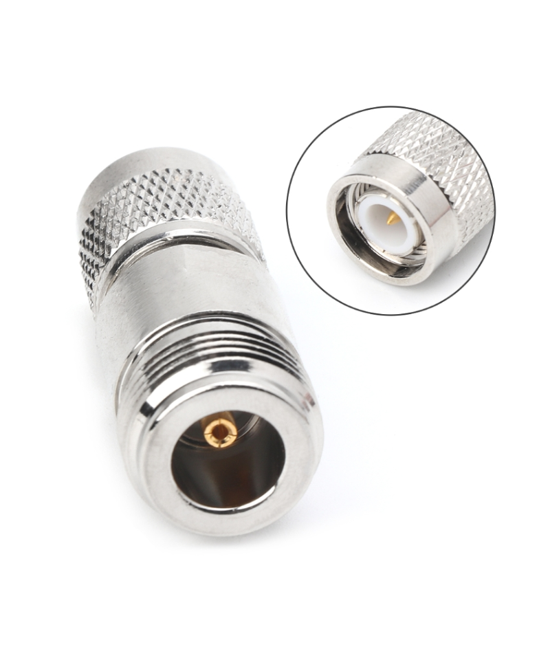 Adaptador RF de coaxial tipo N macho a hembra  N-TNC-KJ