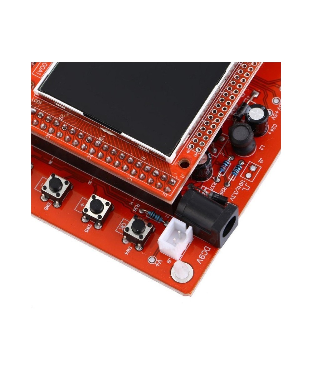 Osciloscopio digital Ensamblado 200Khz con cobertor acrílico y fuente de energia 9V