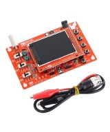 Osciloscopio digital Ensamblado 200Khz con cobertor acrílico y fuente de energia 9V