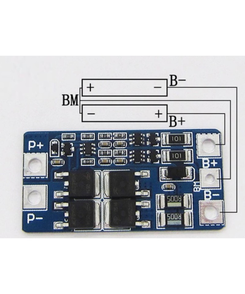 Cargador de batería de litio BMS 2S 7.4V 10A