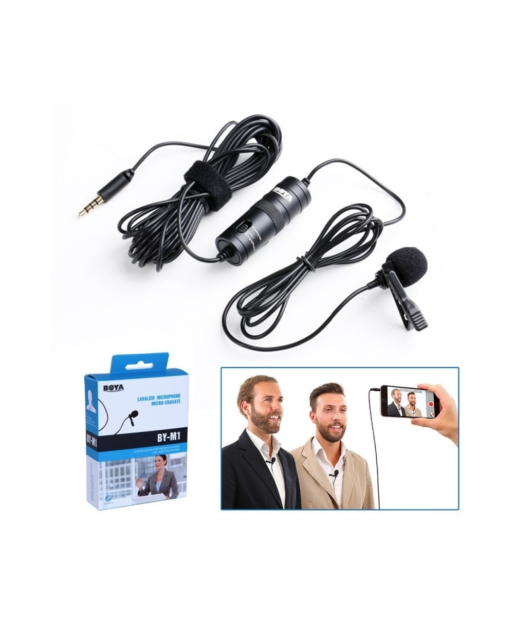 Micrófono lavalier para celular y cámaras BOYA