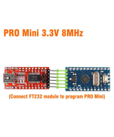Tarjeta de Desarrollo Pro Mini 3.3V 8Mhz compatible con Arduino