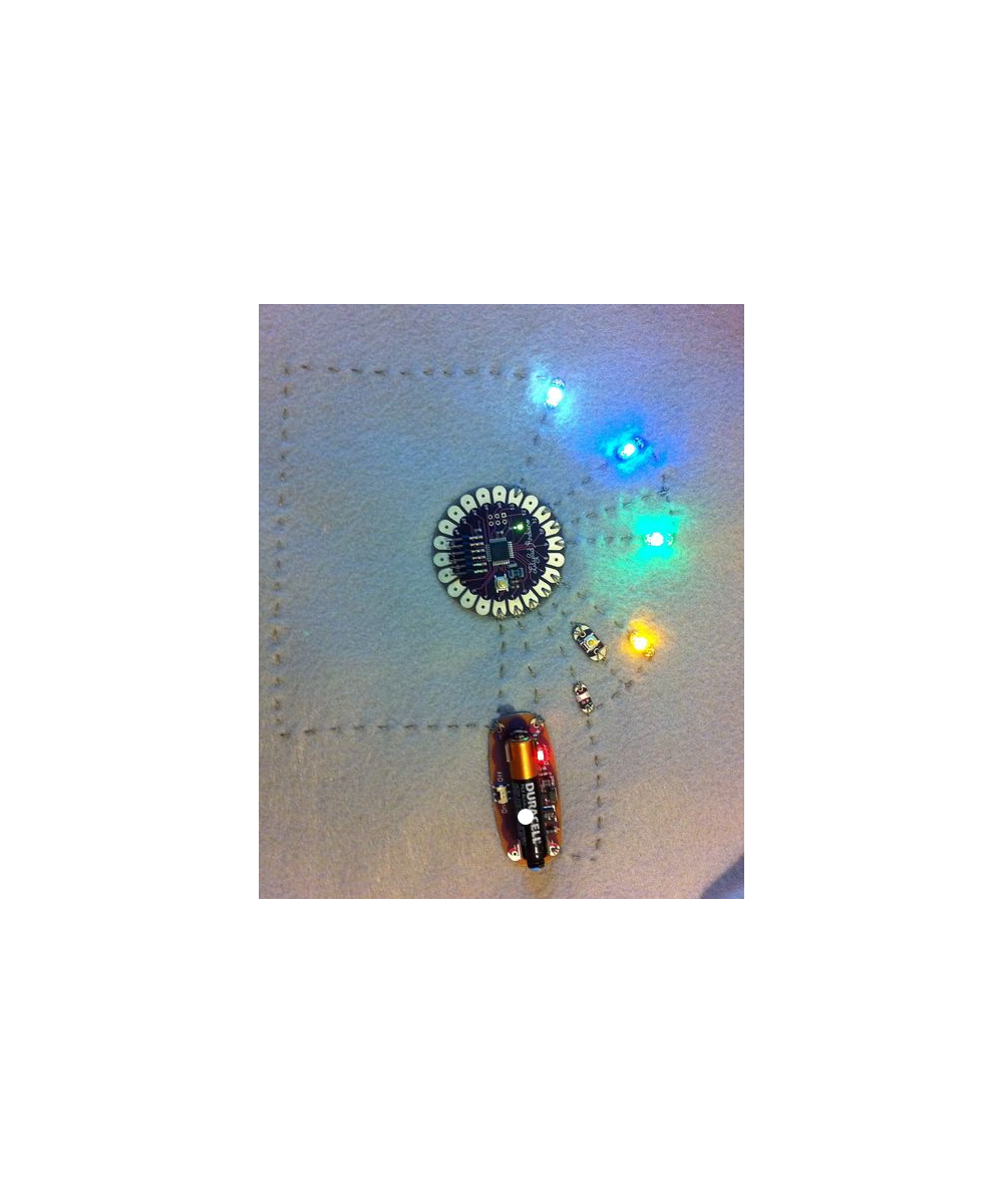 Tarjeta de desarrollo Lilypad con puerto serial RS232 compatible con Arduino