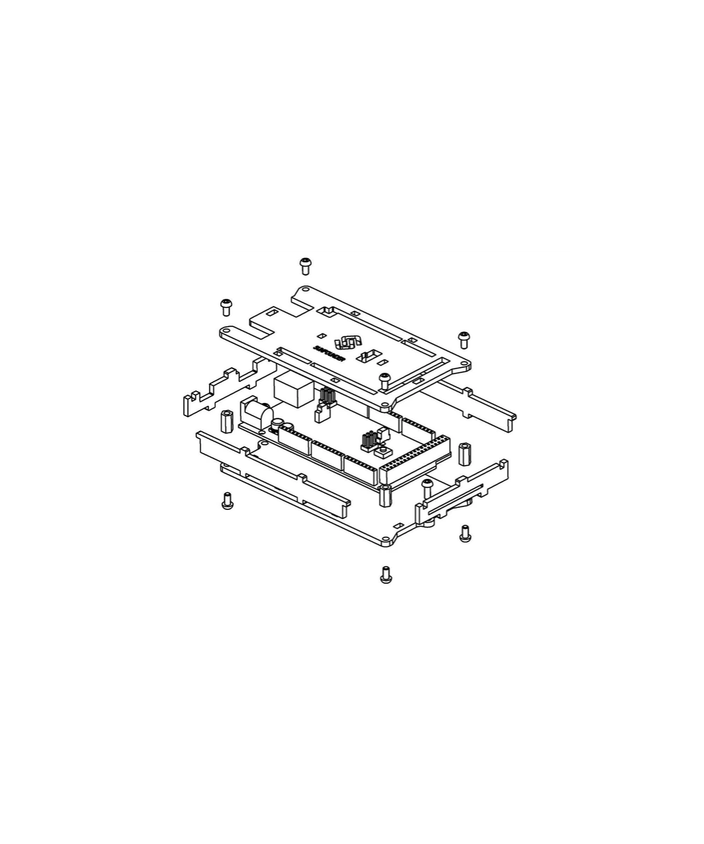 Estuche acrilico para arduino Mega
