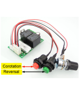Controlador de velocidad de motor PWM 3A 6V / 9V / 12V / 24V 1203BS