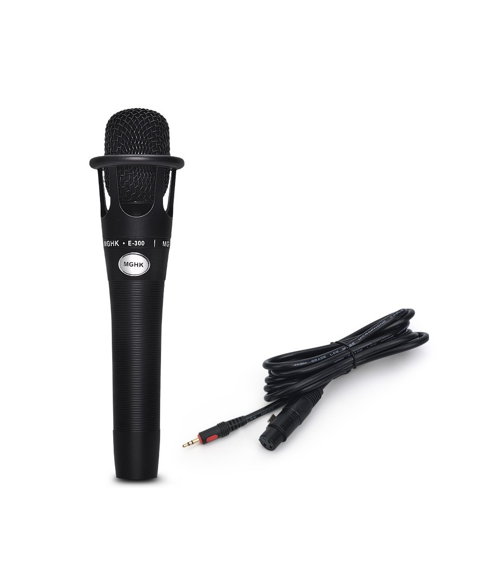 Microfono con tripode y fuente phantom MGHK E-300