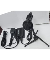 Microfono con tripode y fuente phantom MGHK E-300