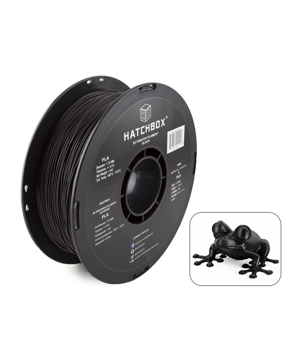 Filamento PLA Hatchbox 1.75mm 2.2 lb