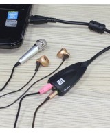 Separador de audio microfono y audifono USB 7.1 5Hv2