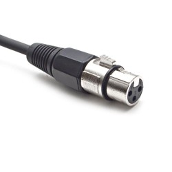 Adaptador de audio  1/4''  a XLR hembra