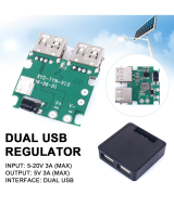 Regulador dual de carga para panel solar 5V 3A