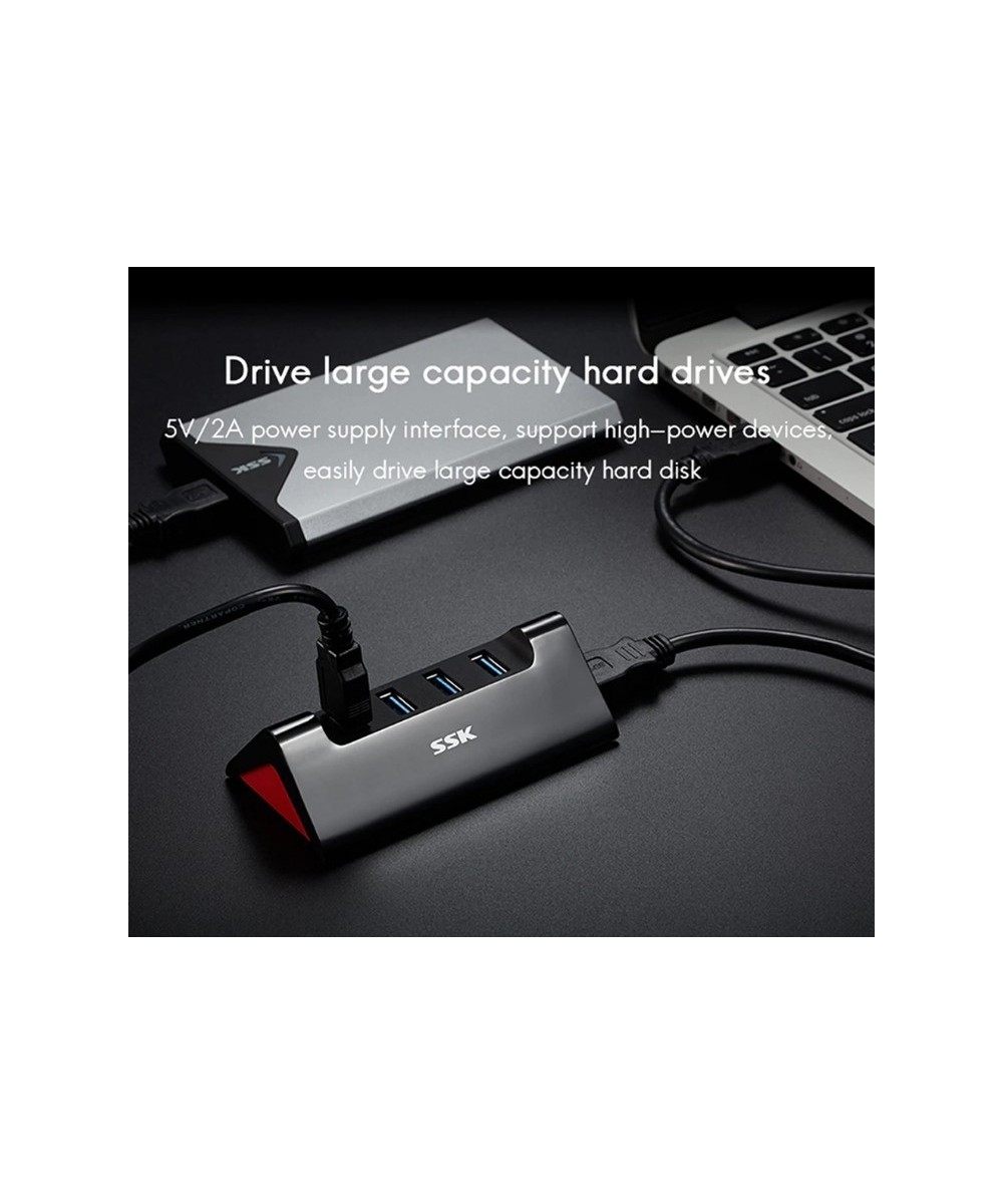 HUB USB 3.0 de 4 puertos con puerto de energia USB-C