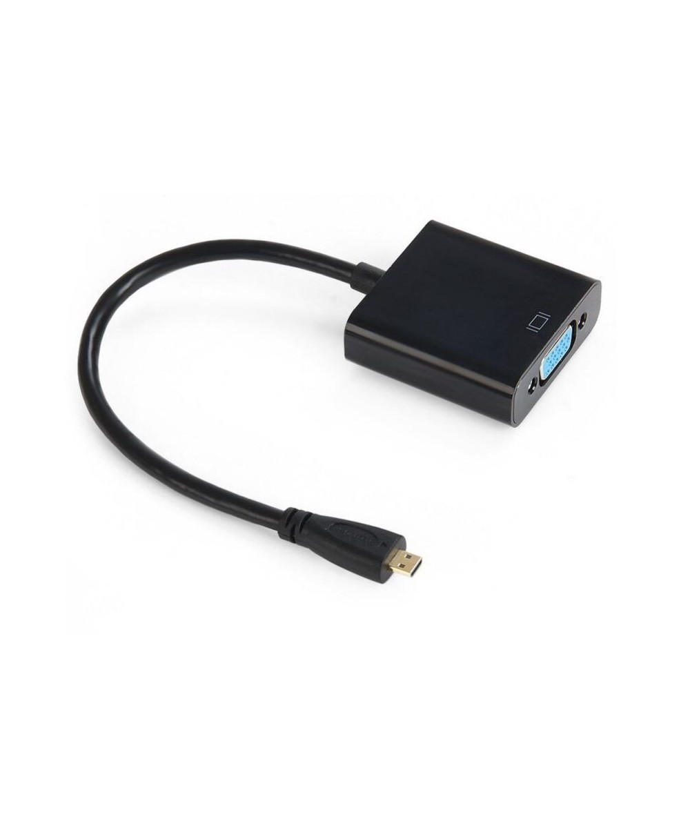 Convertidor Micro HDMi a VGA mas audio
