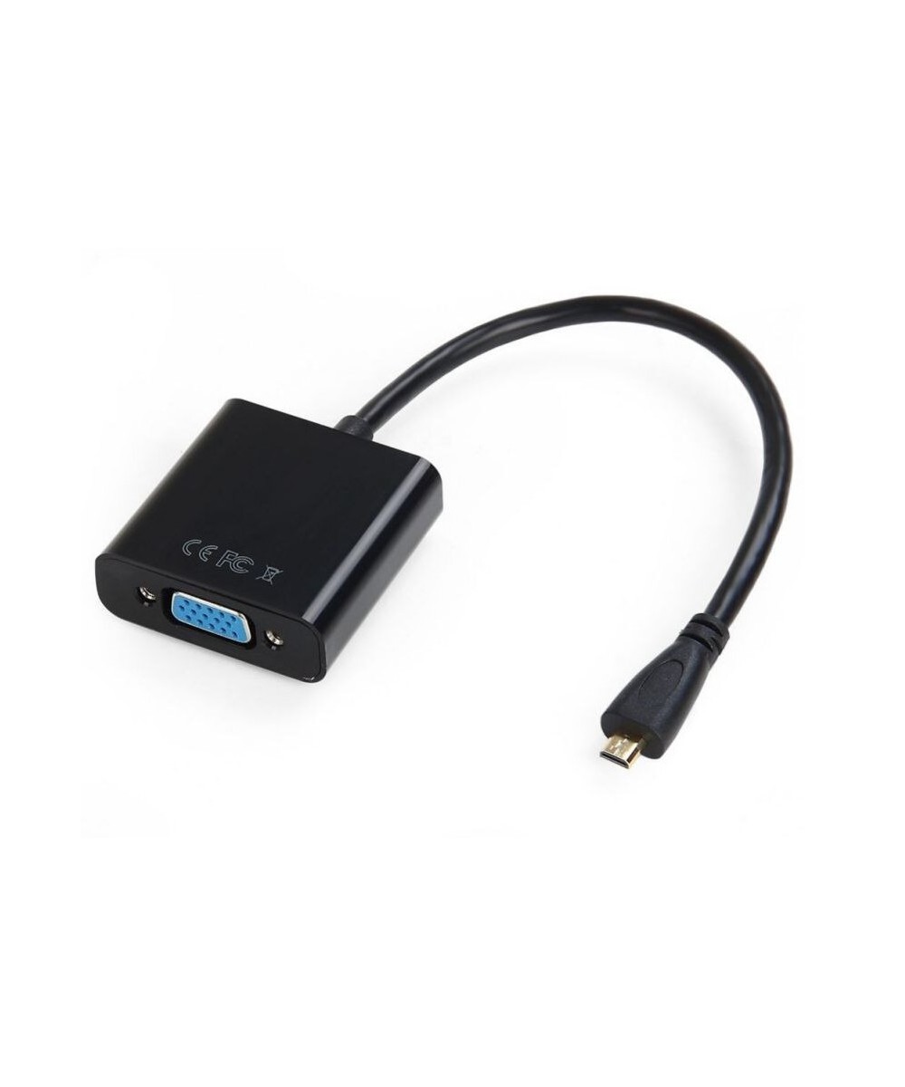 Convertidor Micro HDMi a VGA mas audio