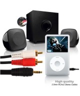 Cable de Audio de 3.5mm a RCA 1.5 y 2.5Metros/8Pies