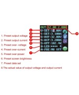 Regulador de voltaje y corriente con pantalla DPS3005 0-32V 5A