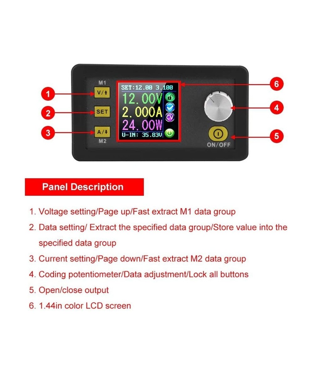 Regulador de voltaje y corriente con pantalla DPS3005 0-32V 5A