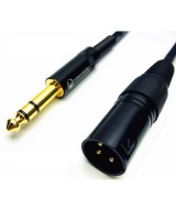 Cable 1/4 (6.35mm) de dos canales a XLR macho 1.5 metros (canon)