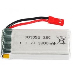 Batería tipo LiPo recargable 3.7V 1800mAh