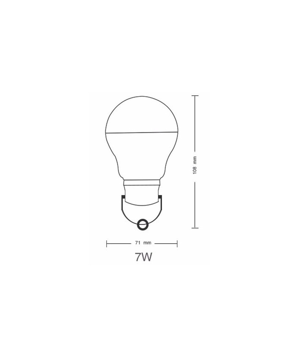 Foco LED 12V 7W