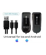 Micrófono Lavalier Green Audio GAW-7511C inálambrico con trípode para celular