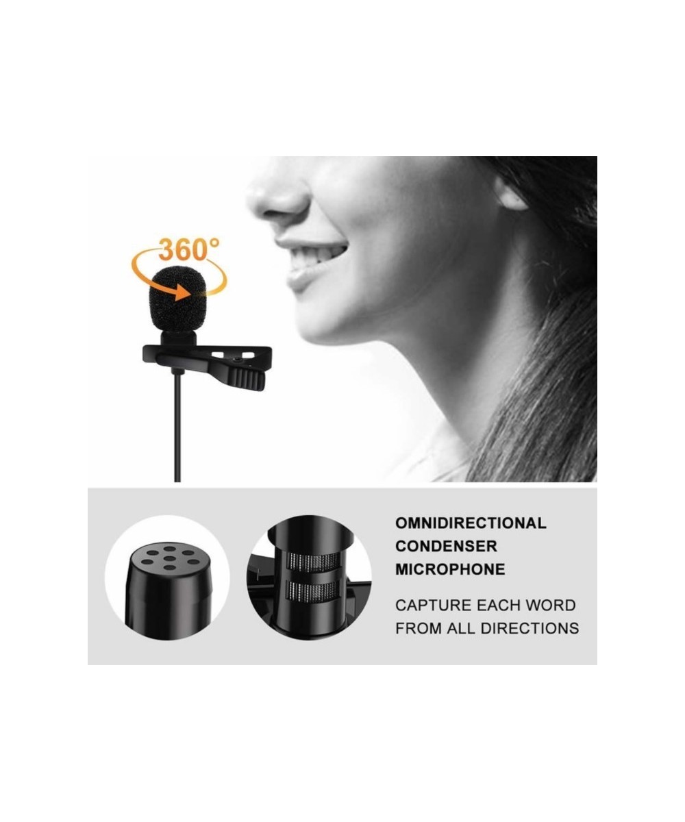 Mini micrófono Lavalier para celular con extensión de 2m Green Audio GAM-141L