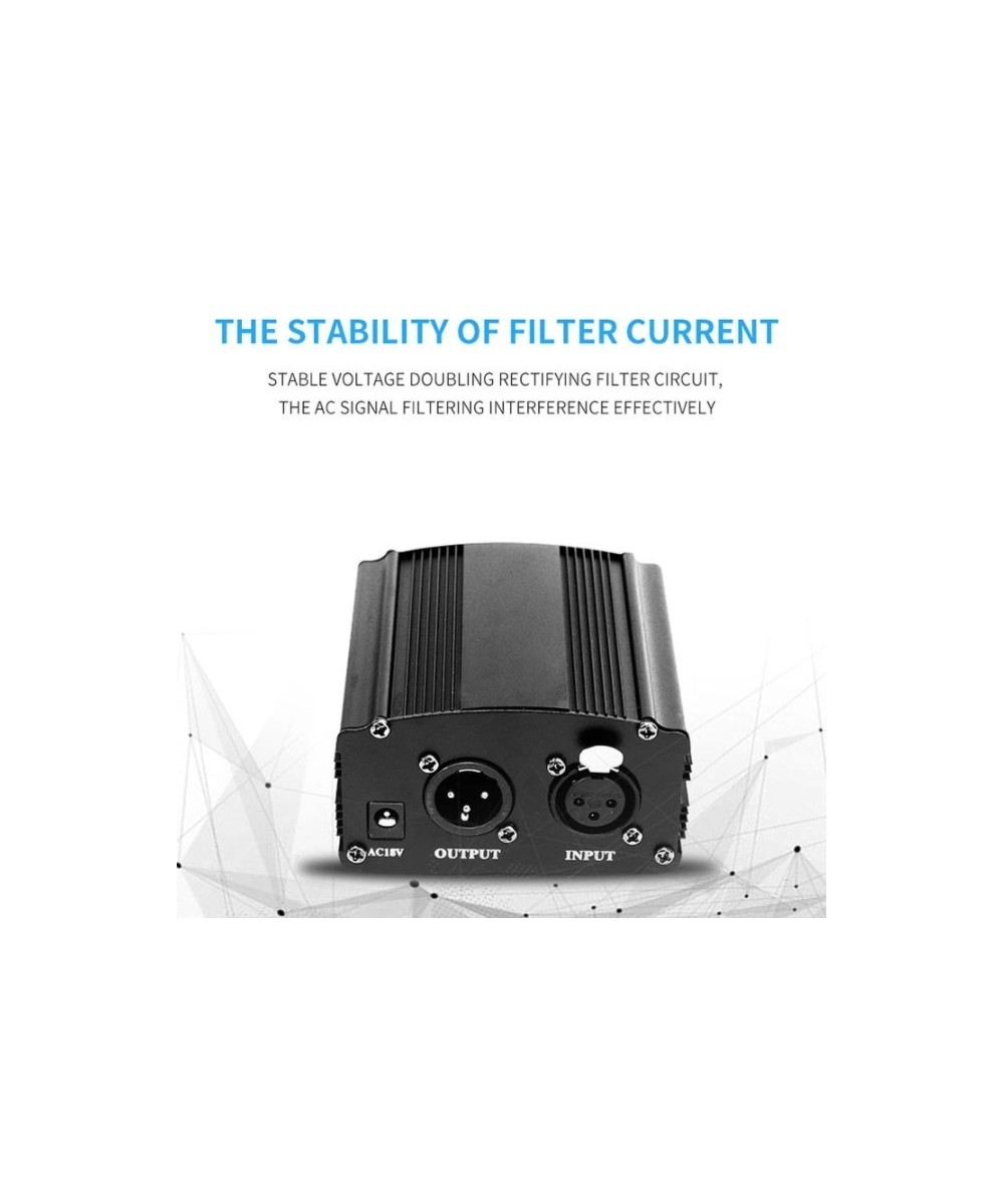Fuente para microfono de condensador 48V DC (Phantom)